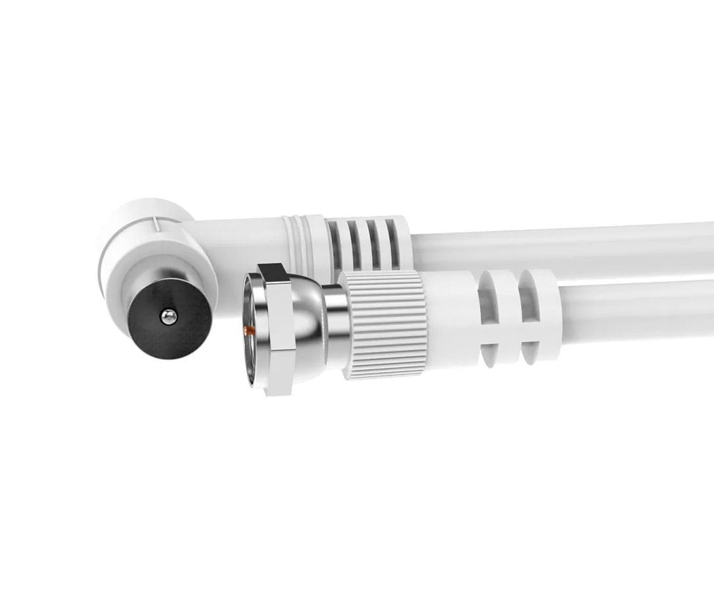 JC NB1499 BLANCO / 5 M CABLE DE VIDEO (COAXIAL) / 9.5MM / MACHO A MACHO - detalle