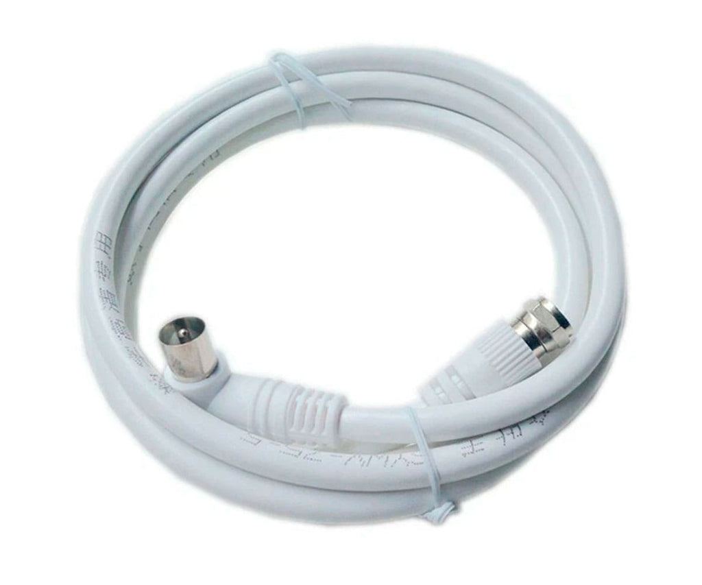 JC NB1499 BLANCO / 5 M CABLE DE VIDEO (COAXIAL) / 9.5MM / MACHO A MACHO - detalle