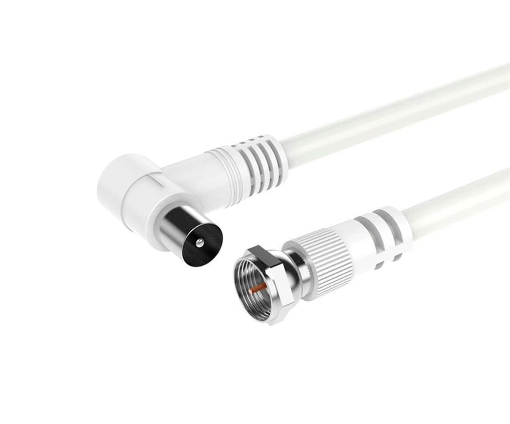 JC NB1499 BLANCO / 5 M CABLE DE VIDEO (COAXIAL) / 9.5MM / MACHO A MACHO