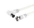 JC NB1499 BLANCO / 5 M CABLE DE VIDEO (COAXIAL) / 9.5MM / MACHO A MACHO