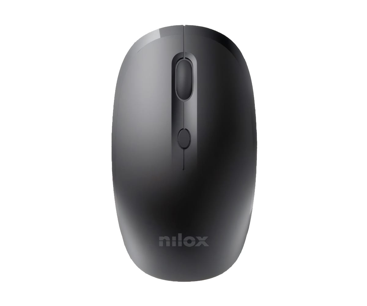 NILOX NXMOWI4004 NEGRO / RATÓN INALÁMBRICO 4000 DPI, 4 BOTONES