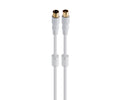 FONESTAR ANT-BL BLANCO / CABLE DE ANTENA TV / VÍDEO COAXIAL MACHO A ANTENA TV / VÍDEO COAXIAL HEMBRA 1,5 METROS
