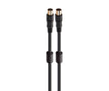 FONESTAR ANT-NE NEGRO / CABLE DE ANTENA TV / VÍDEO COAXIAL MACHO A ANTENA TV / VÍDEO COAXIAL HEMBRA 1,5 METROS