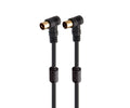 FONESTAR ANT-NE-3A NEGRO / CABLE DE ANTENA TV / VÍDEO COAXIAL MACHO A ANTENA TV / VÍDEO COAXIAL HEMBRA 3 METROS