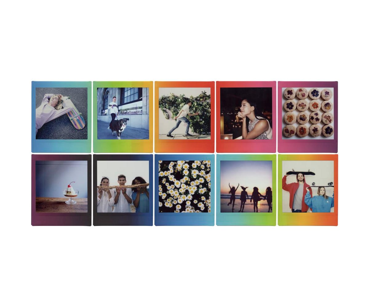 FUJIFILM INSTAX SQUARE RAINBOW / PELÍCULA FOTOGRÁFICA INSTANTÁNEA - detalle