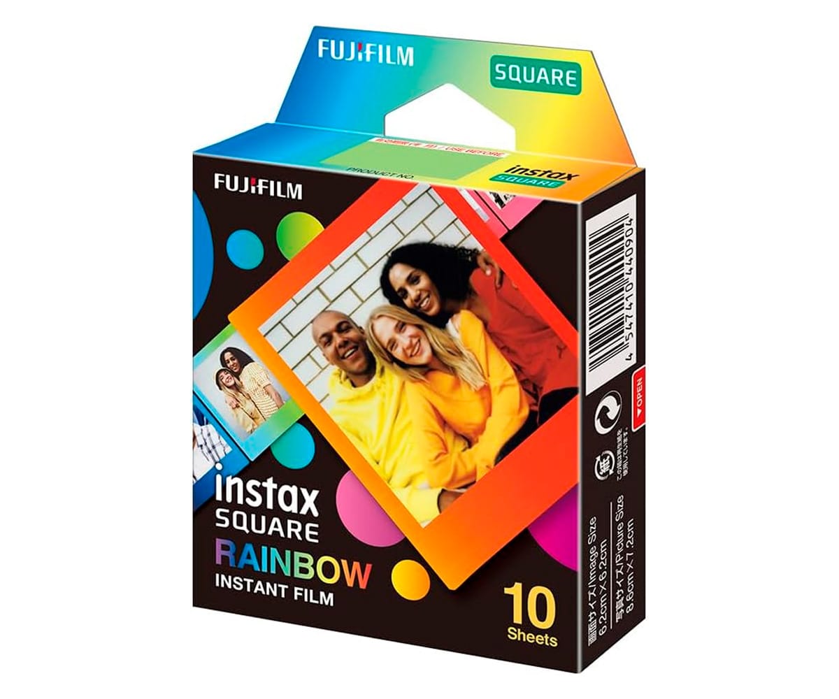 FUJIFILM INSTAX SQUARE RAINBOW / PELÍCULA FOTOGRÁFICA INSTANTÁNEA
