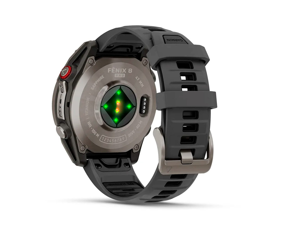 GARMIN FĒNIX® 8 PRO NEGRO/GRIS / SMARTWATCH 47MM, AMOLED - detalle