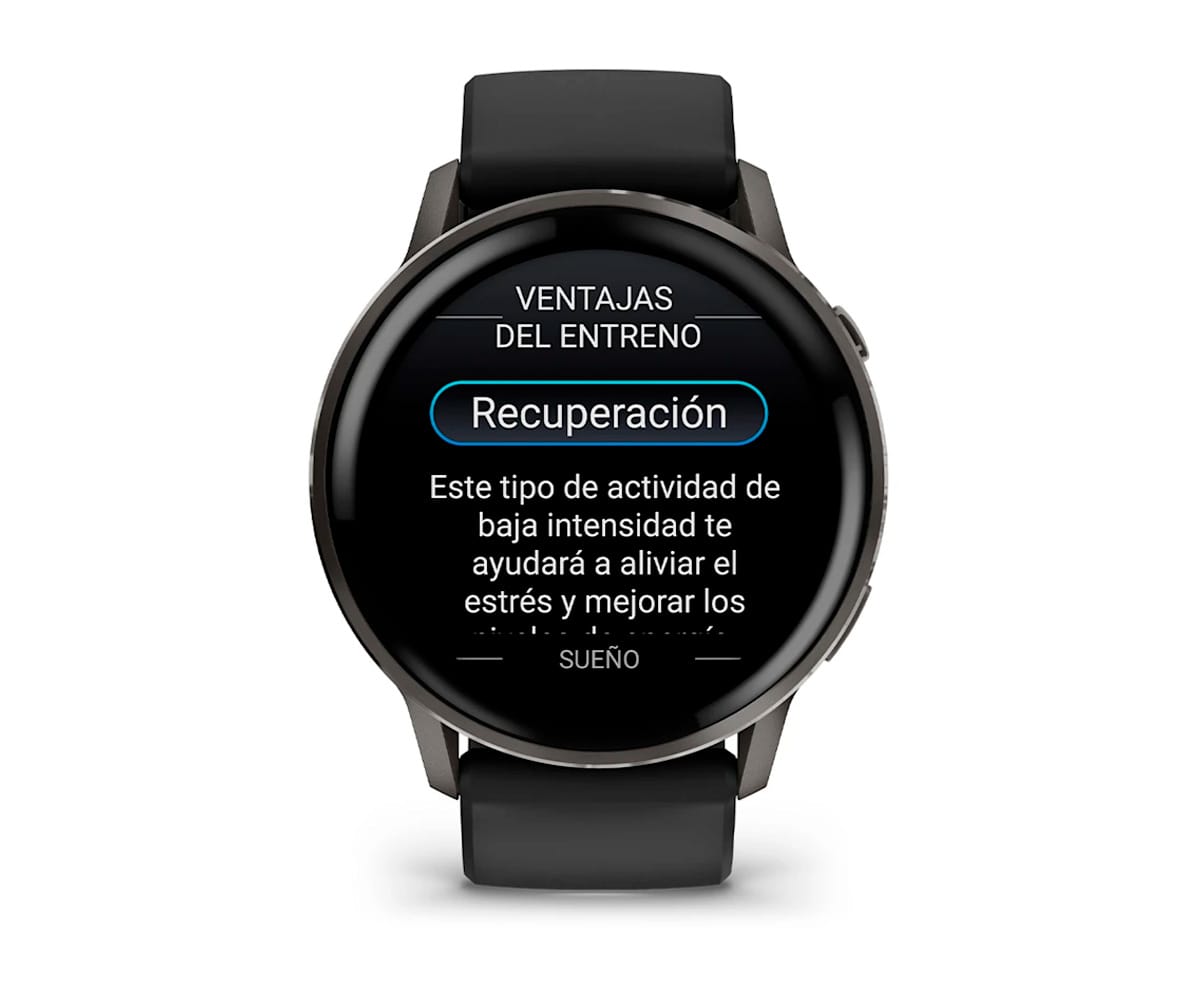 GARMIN VENU® 4 GRIS CON CORREA DE SILICONA NEGRA / SMARTWATCH 45MM - detalle