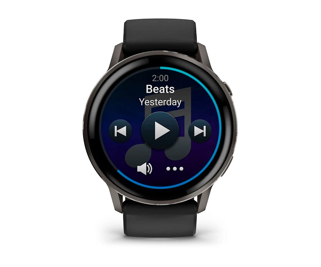 GARMIN VENU® 4 GRIS CON CORREA DE SILICONA NEGRA / SMARTWATCH 45MM - detalle