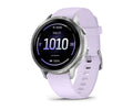 GARMIN VENU® 4 PLATEADO CON CORREA DE SILICONA LILA / SMARTWATCH 41MM