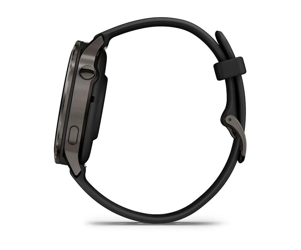 GARMIN VENU® 4 PLATEADO CON CORREA DE SILICONA NEGRA / SMARTWATCH 41MM - detalle