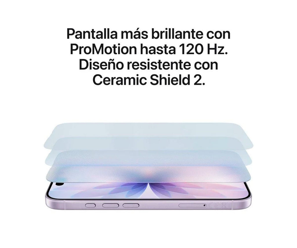 APPLE IPHONE 17 LAVANDA / 8+256GB / 6.3" OLED 120HZ - detalle