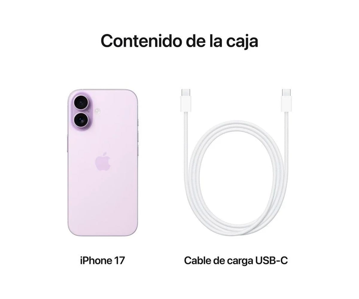 APPLE IPHONE 17 LAVANDA / 8+256GB / 6.3" OLED 120HZ - detalle