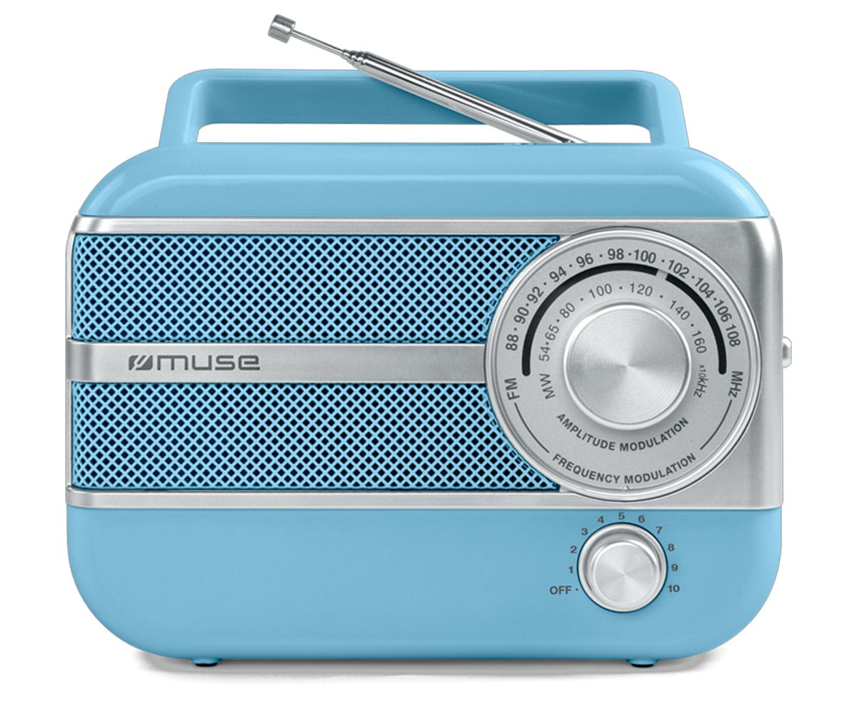MUSE M-056 VB BLUE / RADIO PORTÁTIL - detalle