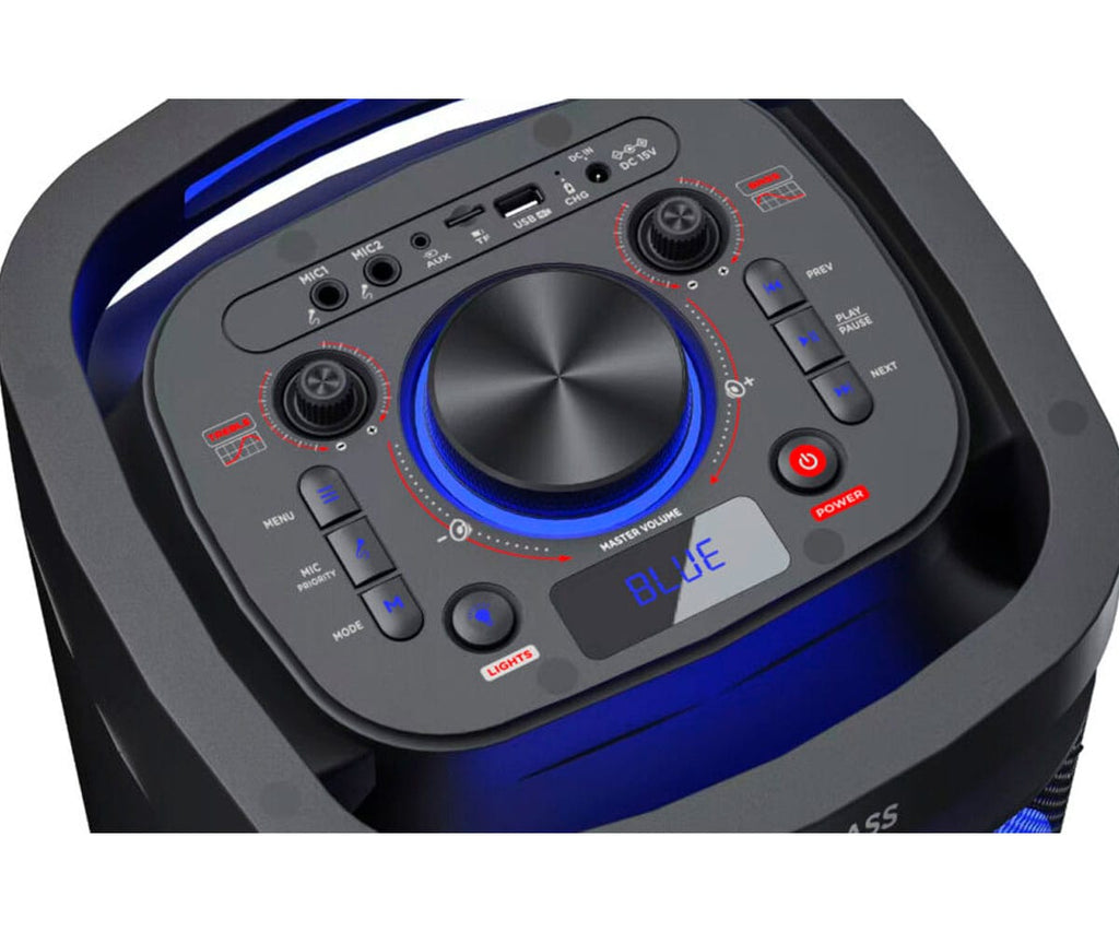 AIWA KBTUS-D800 BLACK / ALTAVOZ DE FIESTA & KARAOKE - detalle