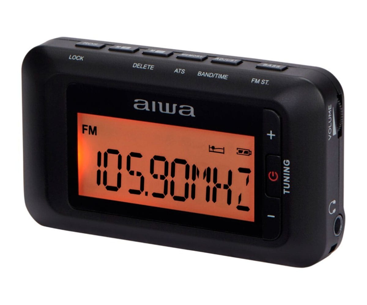 AIWA RD-10 NEGRO / RADIO PORTÁTIL DIGITAL DAB+ / FM-RDS - detalle