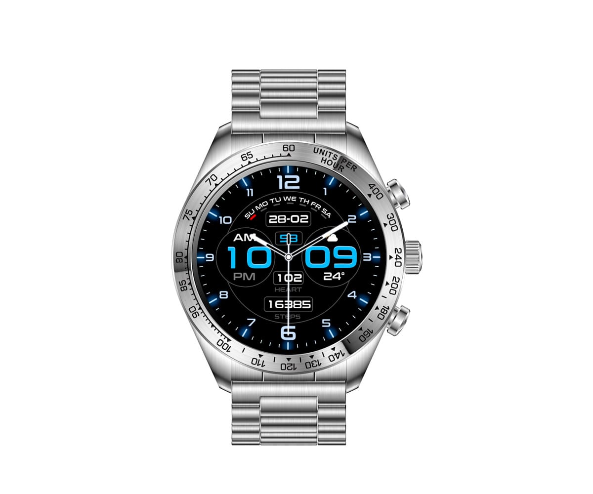 KSIX ELITE PLATEADO / SMARTWATCH 1.43" - detalle