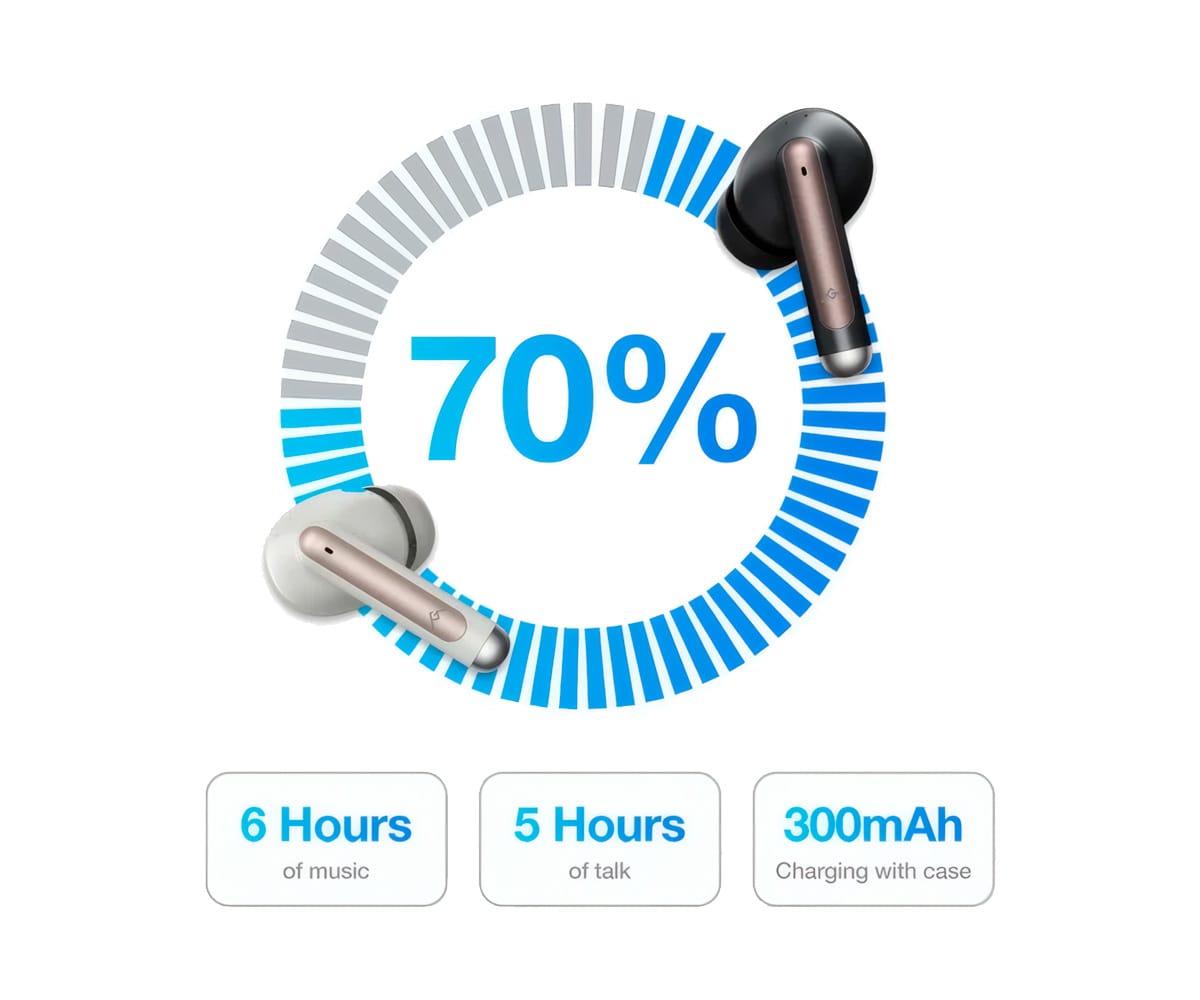 AGM BUDS 5 NEGRO / AURICULARES INEAR TRUE WIRELESS - detalle