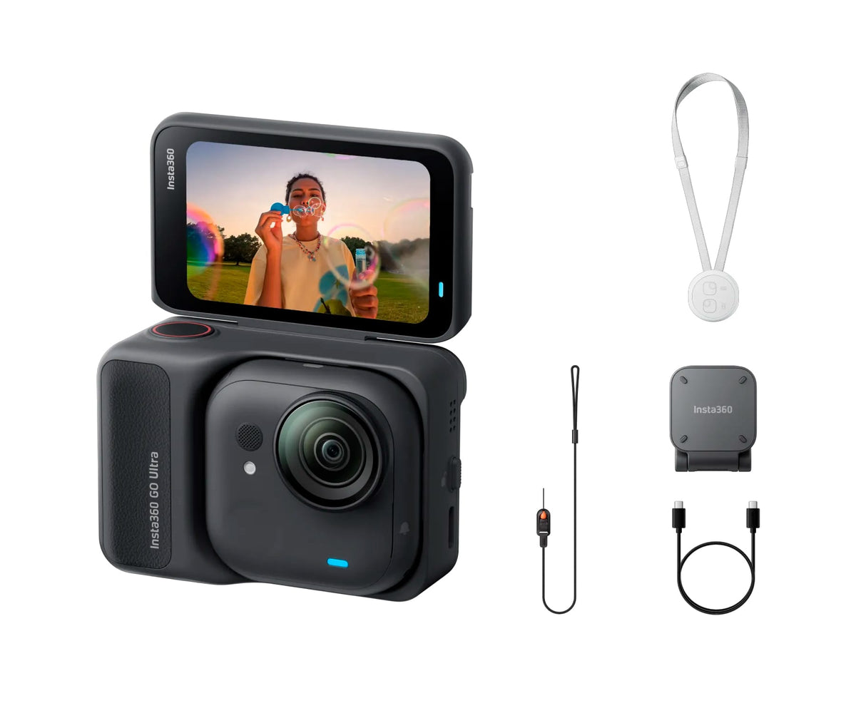 INSTA360 GO ULTRA BLACK / CÁMARA DE ACCIÓN 4K / SENSOR DE 1/1,28" / MODO HDR ACTIVO - detalle