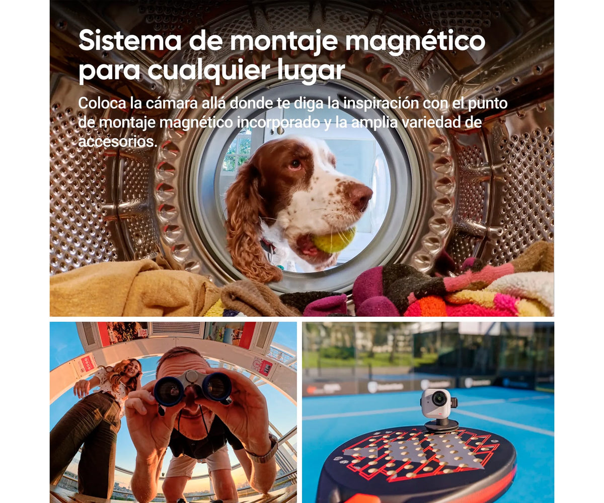 INSTA360 GO ULTRA BLACK / CÁMARA DE ACCIÓN 4K / SENSOR DE 1/1,28" / MODO HDR ACTIVO - detalle