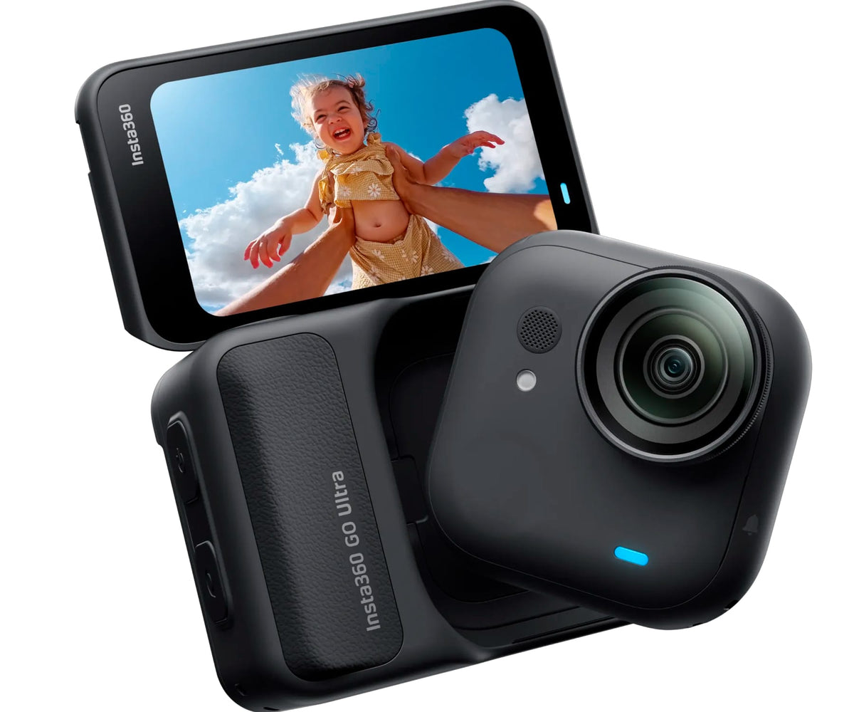 INSTA360 GO ULTRA BLACK / CÁMARA DE ACCIÓN 4K / SENSOR DE 1/1,28" / MODO HDR ACTIVO