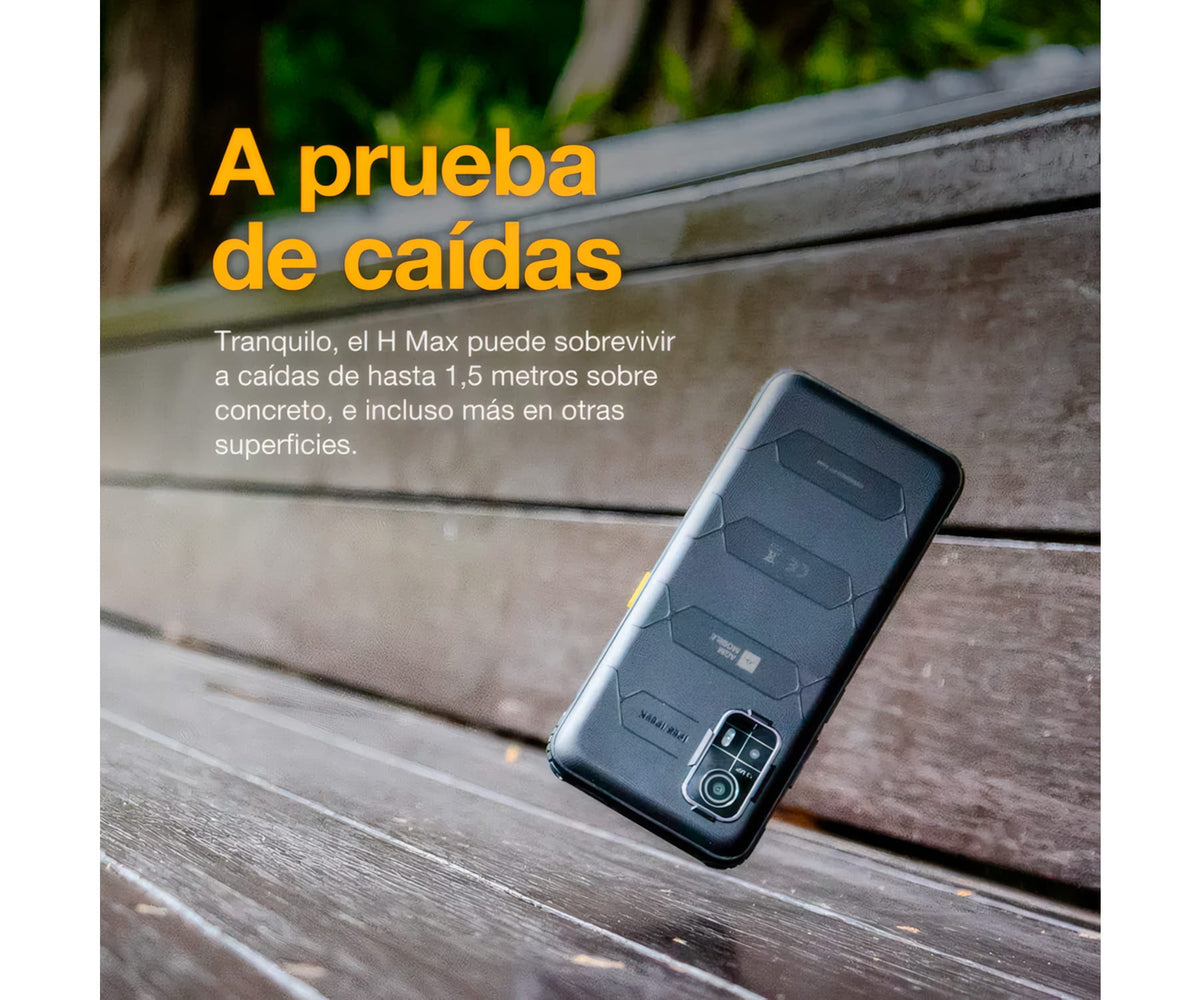 AGM H MAX BLACK / RUGERIZADO / 8+256GB / 6.56" 90HZ HD+ / 4G - detalle