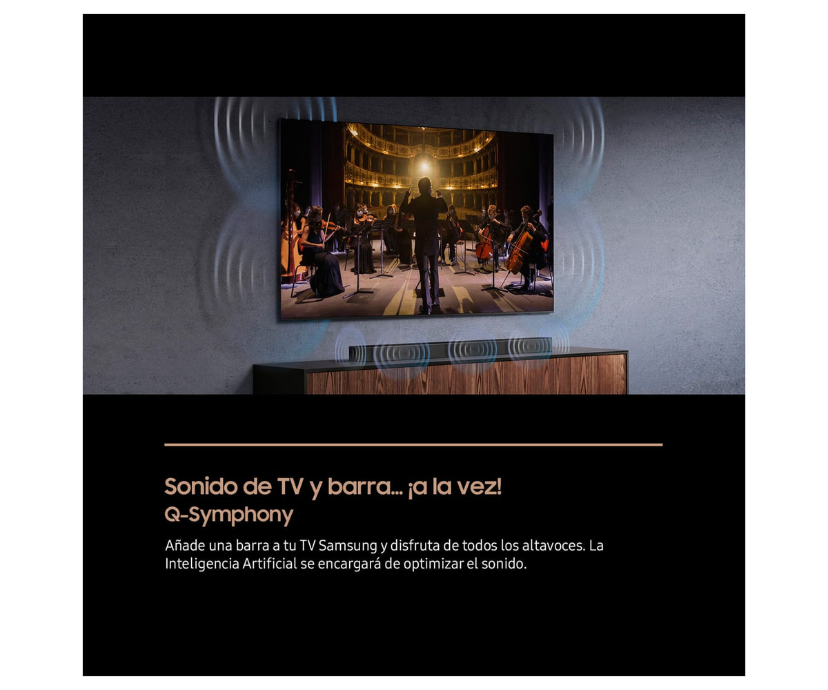 SAMSUNG HW-QS700F NEGRO / BARRA DE SONIDO SERIE Q 3.1.2 CON SUBWOOFER Y DOLBY ATMOS 2025 - detalle