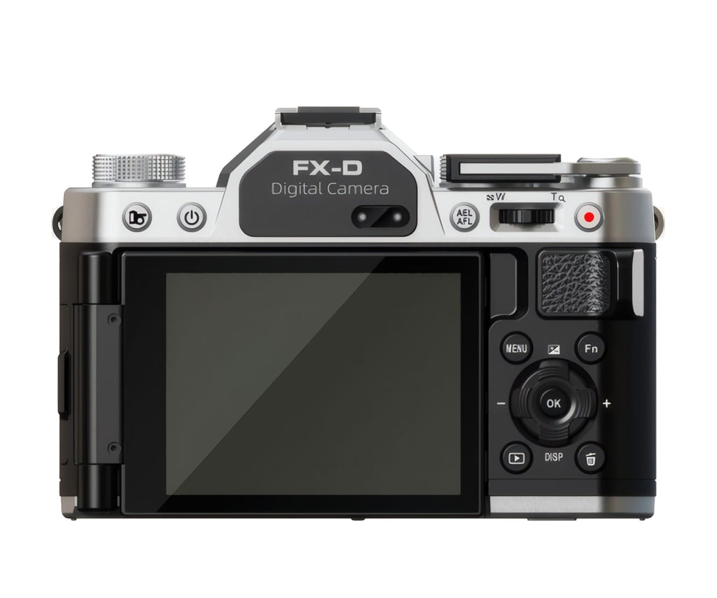YASHICA FX-D 300 SILVER / CÁMARA DE SIMULACIÓN DE PELÍCULA DIGITAL - detalle