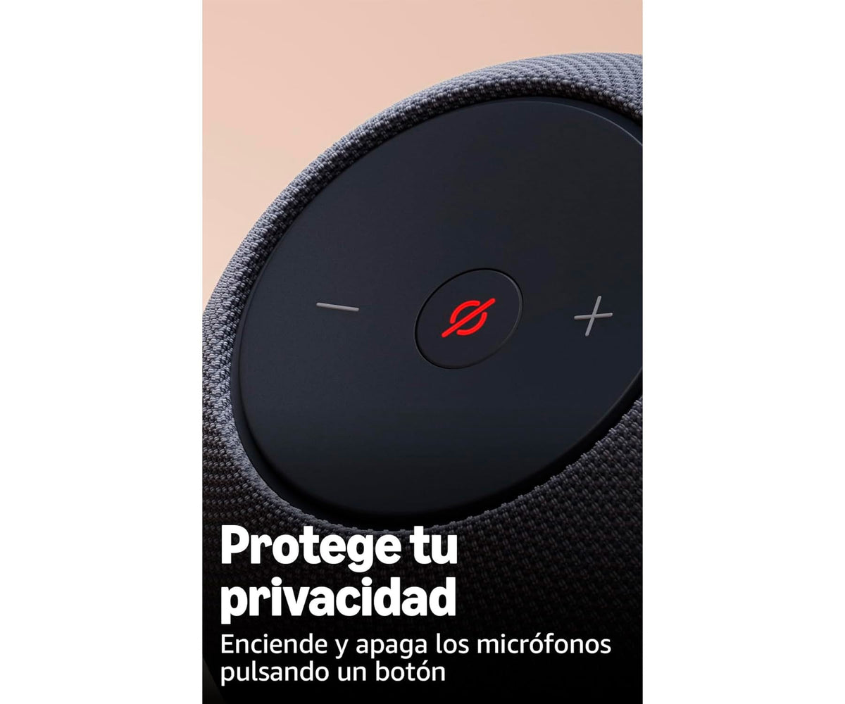 AMAZON ECHO DOT MAX GRAFITO / ALTAVOZ ALEXA CON SONIDO ENVOLVENTE Y CONTROLADOR DE HOGAR DIGITAL INTEGRADO - detalle