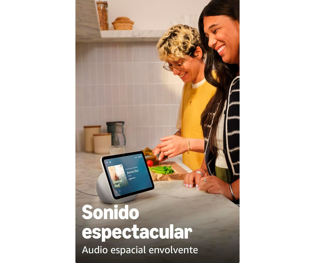 AMAZON ECHO SHOW 8 (ÚLTIMA GENERACIÓN) GRAFITO / PANTALLA HD DE 8,7" CON AUDIO ESPACIAL Y ALEXA - detalle