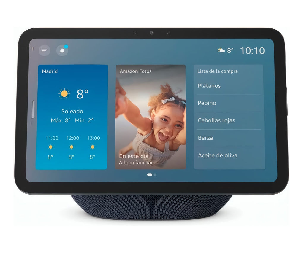 AMAZON ECHO SHOW 8 (ÚLTIMA GENERACIÓN) GRAFITO / PANTALLA HD DE 8,7" CON AUDIO ESPACIAL Y ALEXA