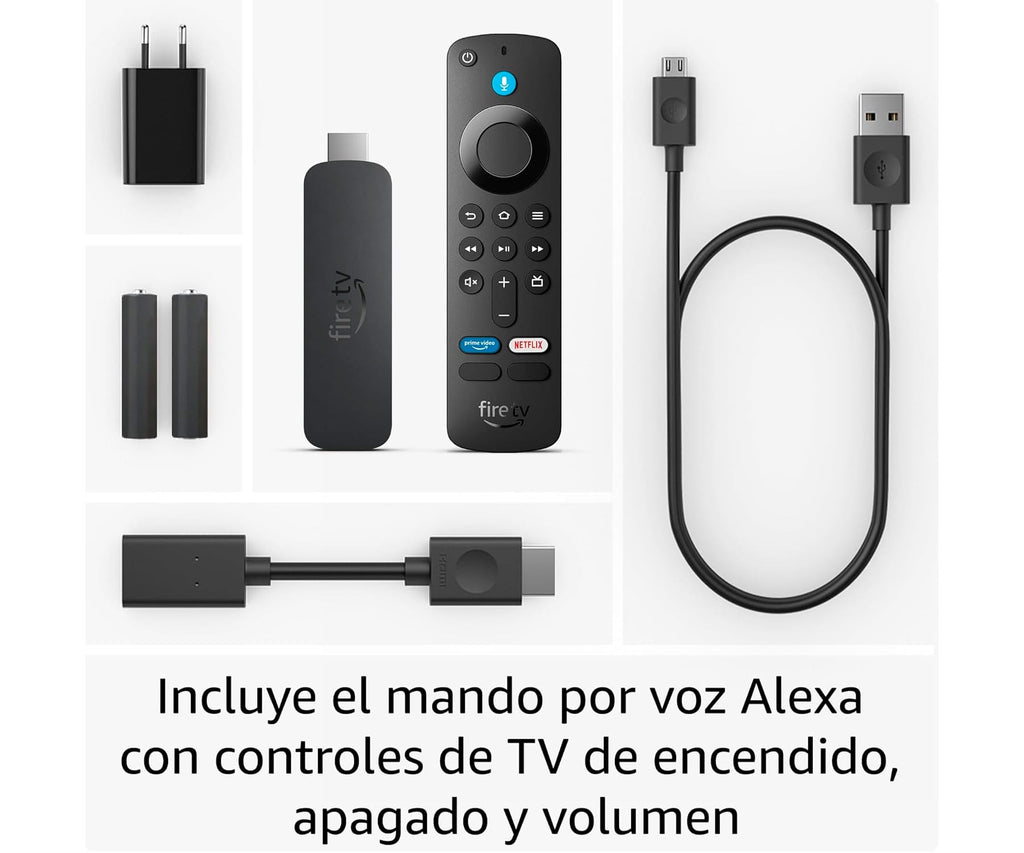AMAZON FIRE TV STICK 4K PLUS (2.ª GENERACIÓN) NEGRO / COMPATIBLE CON WI-FI 6, DOLBY VISION, DOLBY ATMOS Y HDR10+ - detalle