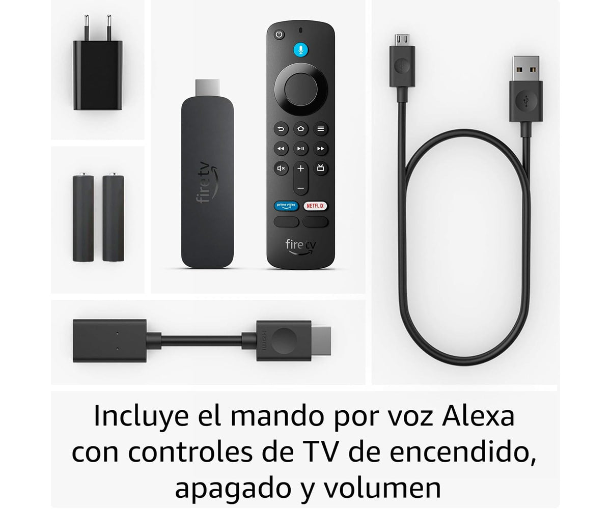 AMAZON FIRE TV STICK 4K PLUS (2.ª GENERACIÓN) NEGRO / COMPATIBLE CON WI-FI 6, DOLBY VISION, DOLBY ATMOS Y HDR10+ - detalle