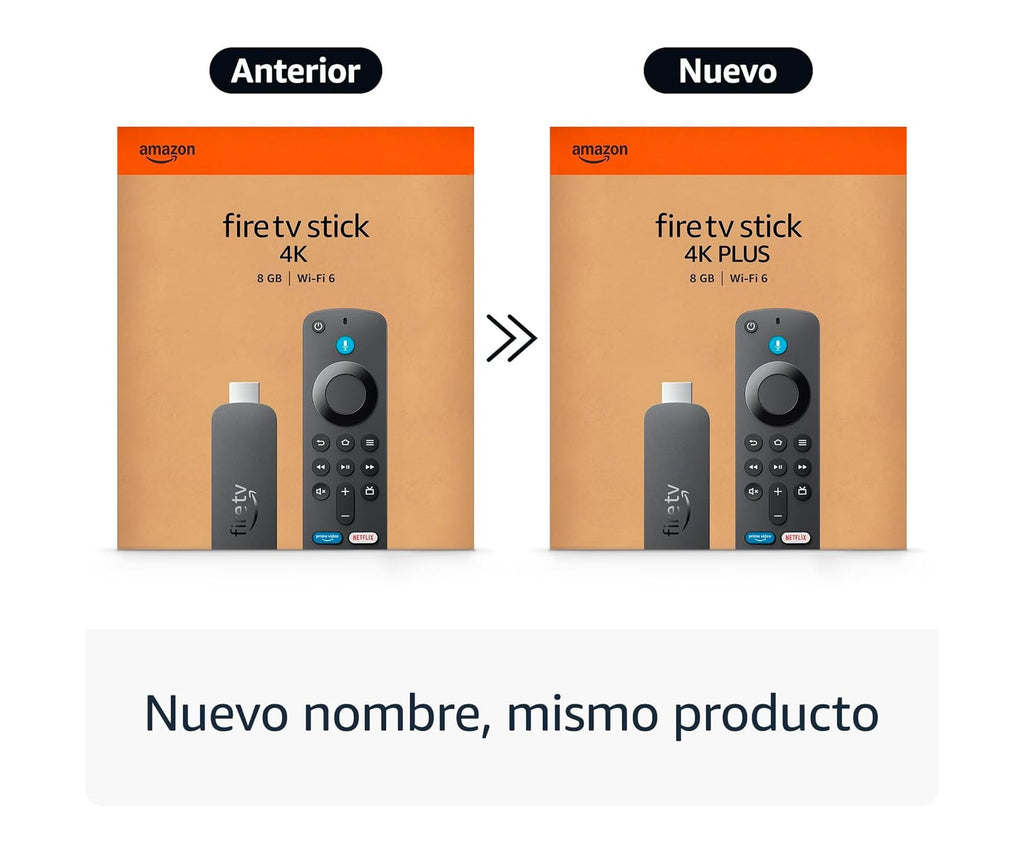 AMAZON FIRE TV STICK 4K PLUS (2.ª GENERACIÓN) NEGRO / COMPATIBLE CON WI-FI 6, DOLBY VISION, DOLBY ATMOS Y HDR10+ - detalle