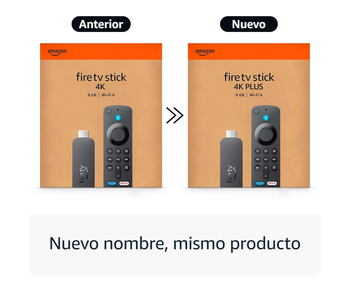 AMAZON FIRE TV STICK 4K PLUS (2.ª GENERACIÓN) NEGRO / COMPATIBLE CON WI-FI 6, DOLBY VISION, DOLBY ATMOS Y HDR10+ - detalle