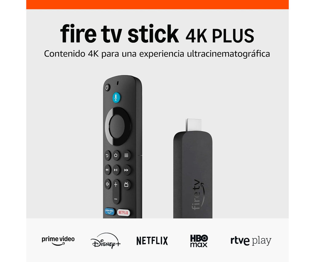 AMAZON FIRE TV STICK 4K PLUS (2.ª GENERACIÓN) NEGRO / COMPATIBLE CON WI-FI 6, DOLBY VISION, DOLBY ATMOS Y HDR10+ - detalle