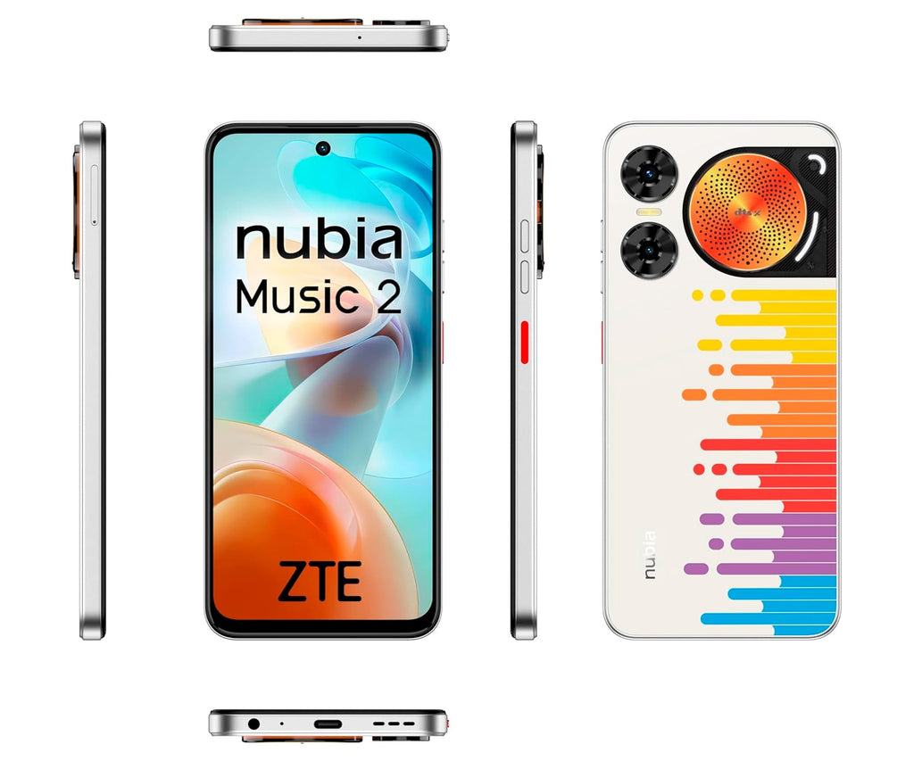 ZTE NUBIA MUSIC 2 MELODY WAVE / 4+128GB / 4G LTE / 6.7" 120HZ HD+ - detalle