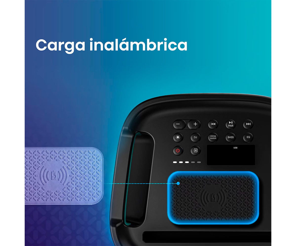 HISENSE PARTY STORM NEGRO / ALTAVOZ INALÁMBRICO PARA FIESTAS - detalle