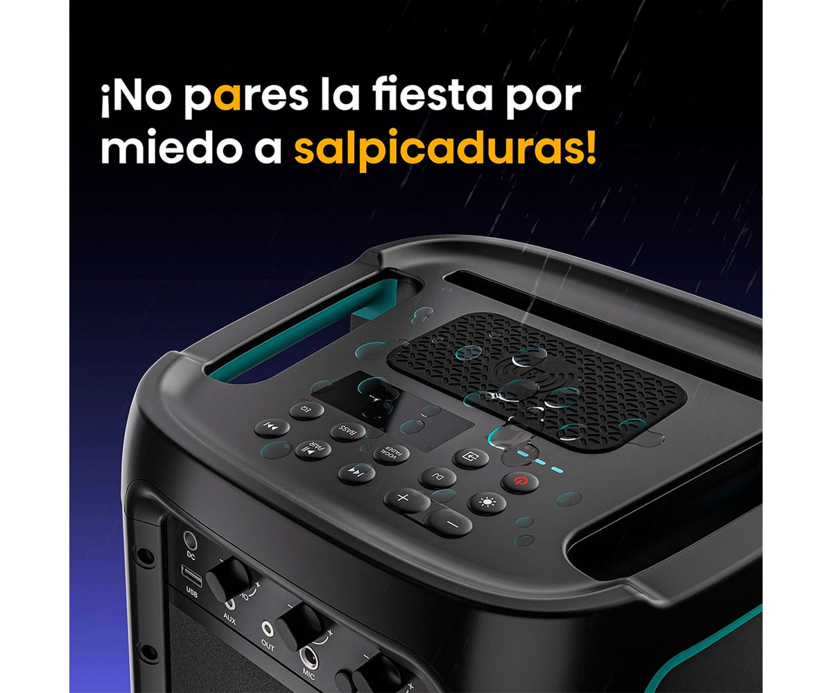 HISENSE PARTY STORM NEGRO / ALTAVOZ INALÁMBRICO PARA FIESTAS - detalle