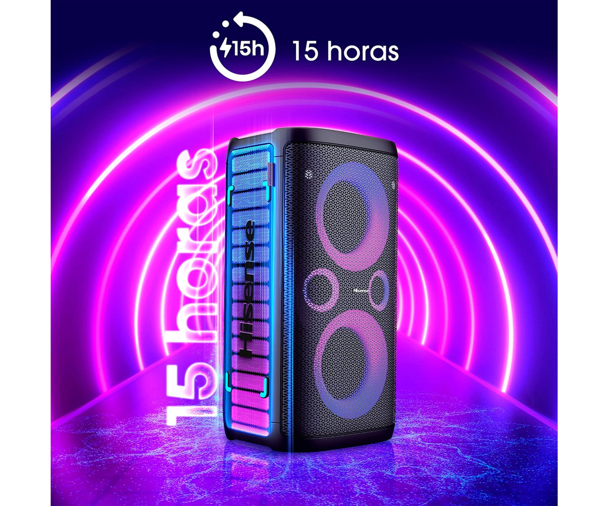 HISENSE PARTY STORM NEGRO / ALTAVOZ INALÁMBRICO PARA FIESTAS - detalle