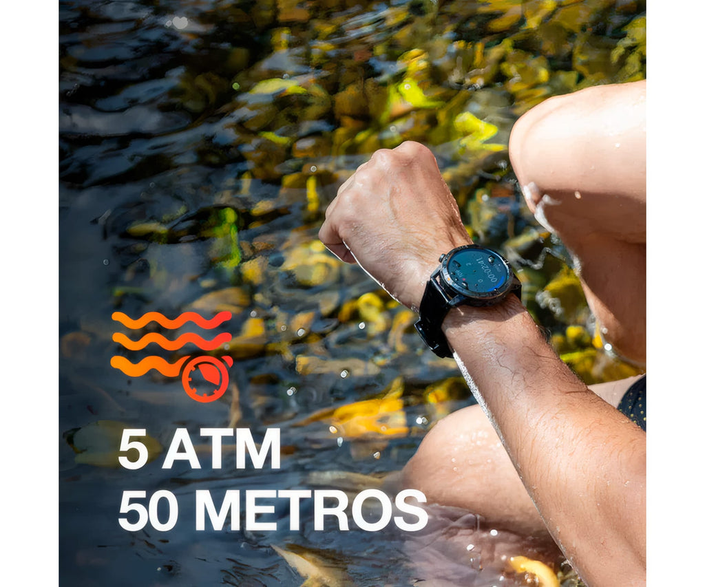 AGM LEGION PRO BLACK / SMARTWATCH 1.43" / GPS - detalle