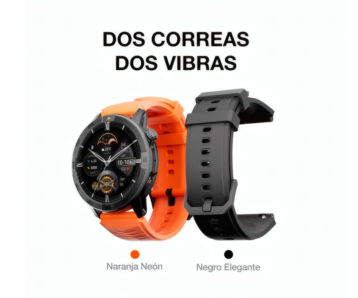 AGM LEGION PRO BLACK / SMARTWATCH 1.43" / GPS - detalle