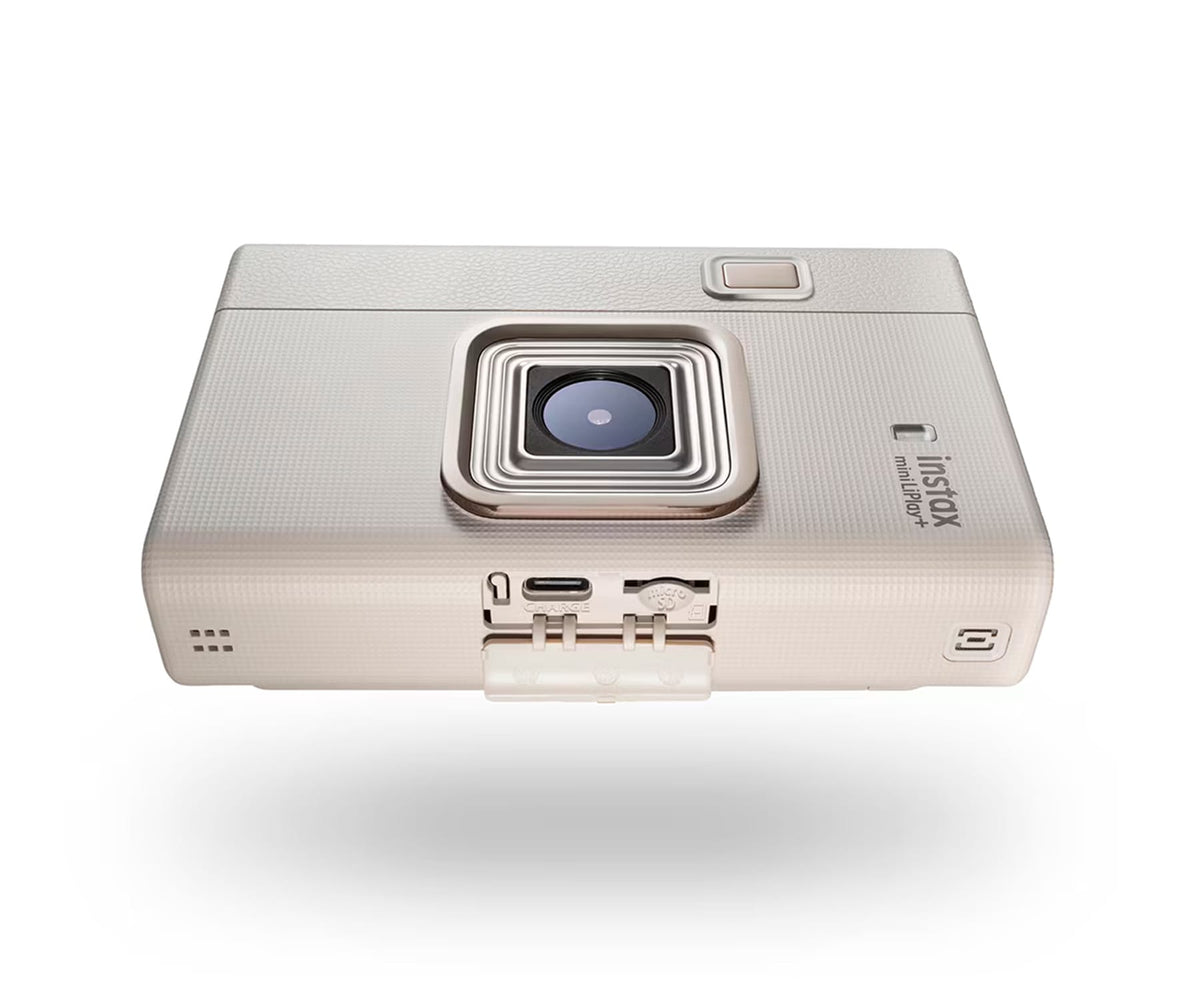 FUJIFILM INSTAX MINI LIPLAY+ SAND BEIGE / CÁMARA INSTANTÁNEA HÍBRIDA - detalle