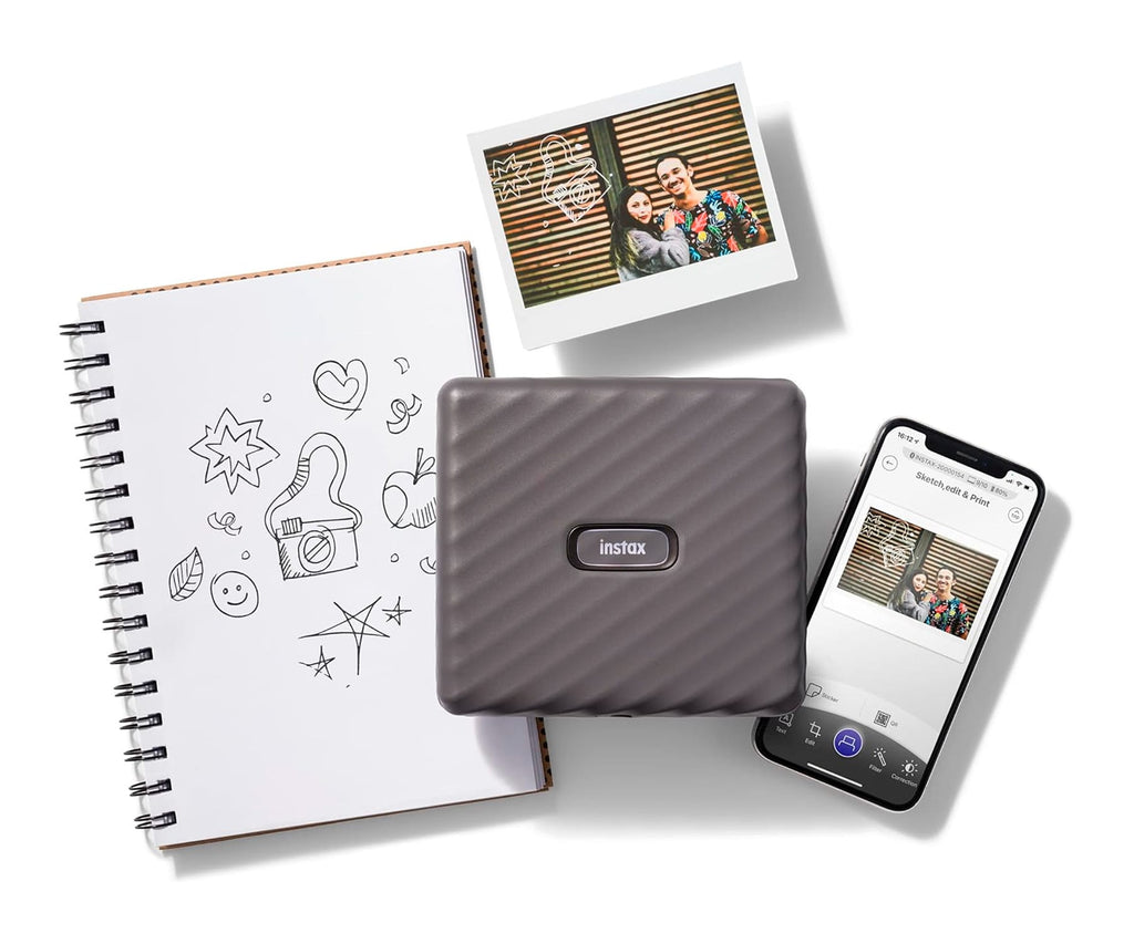 FUJIFILM INSTAX LINK WIDE MOCHA GRAY / IMPRESORA PORTÁTIL PARA SMARTPHONE - detalle