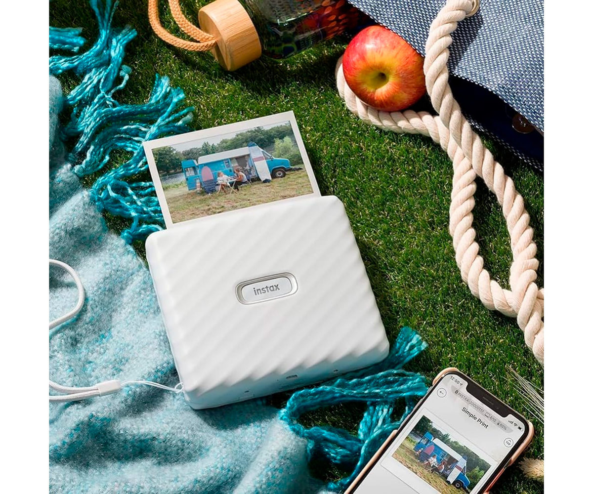 FUJIFILM INSTAX LINK WIDE ASH WHITE / IMPRESORA PORTÁTIL PARA SMARTPHONE - detalle