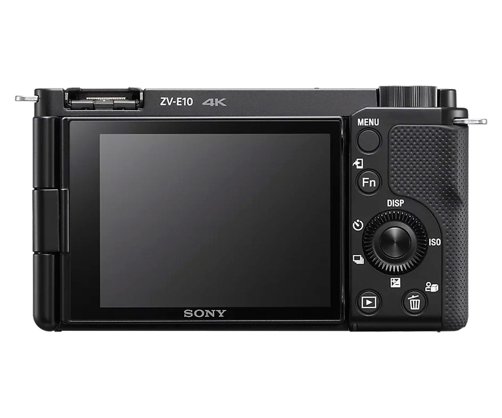 SONY ZV-E10 + 16-50MM NEGRO / CÁMARA VLOGGING + OBJETIVO ZOOM 16-50MM F3.5-5.6 - detalle
