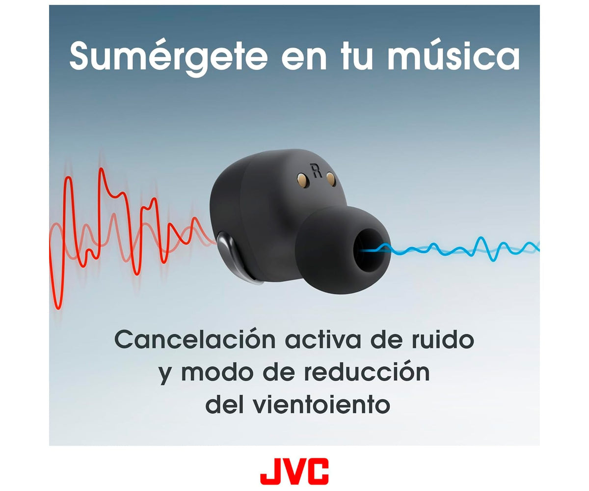 JVC HA-A30T2 BLACK / AURICULARES INALÁMBRICOS CON CANCELACIÓN DE RUIDO - detalle