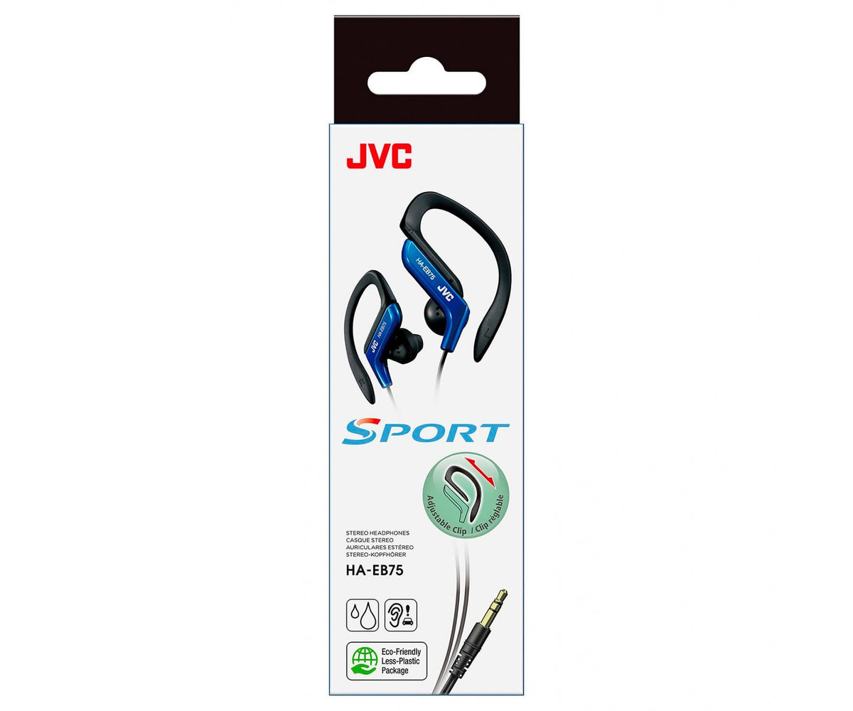 JVC HA-EB75 BLUE / AURICULARES DEPORTIVOS CON GANCHO DE SUJECIÓN AJUSTABLE - detalle