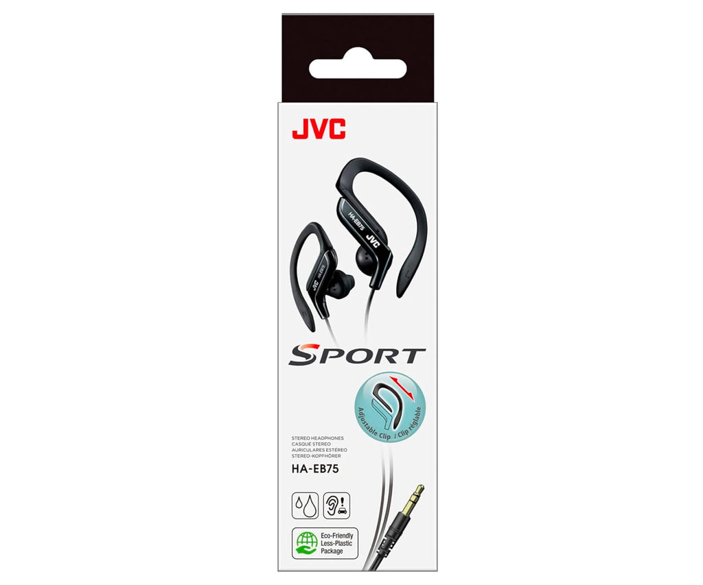 JVC HA-EB75 BLACK / AURICULARES DEPORTIVOS CON GANCHO DE SUJECIÓN AJUSTABLE - detalle