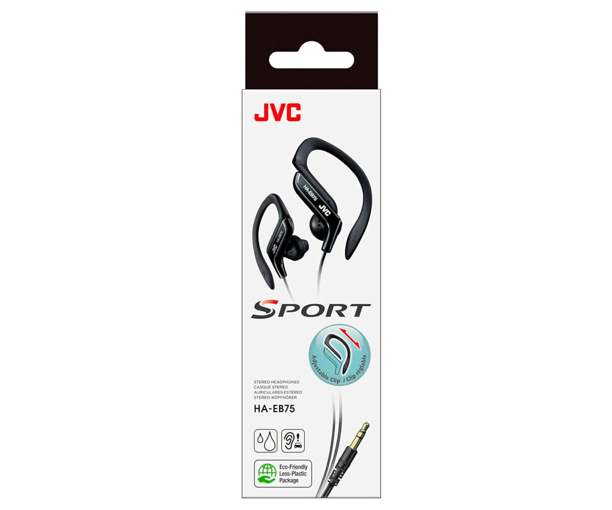 JVC HA-EB75 BLACK / AURICULARES DEPORTIVOS CON GANCHO DE SUJECIÓN AJUSTABLE - detalle